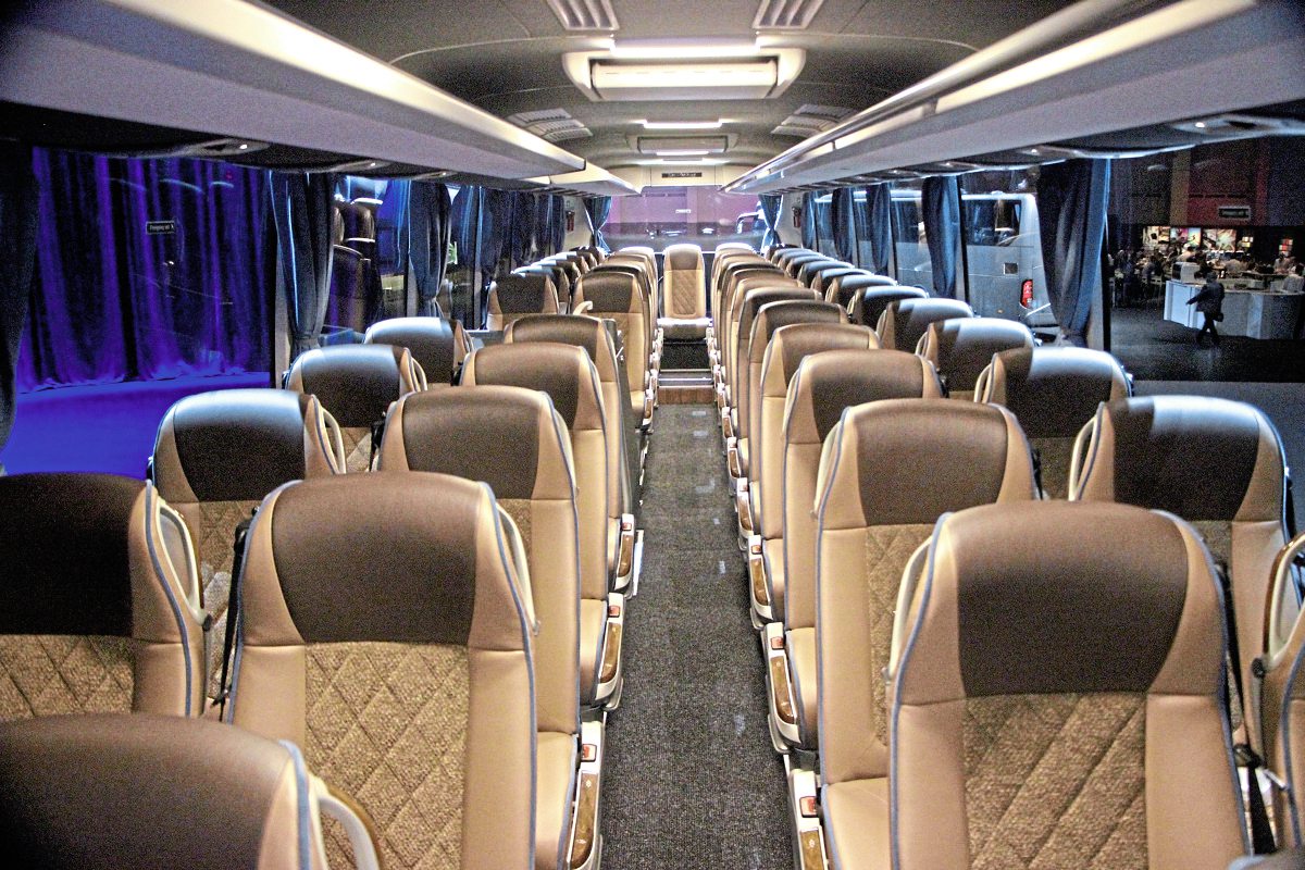 Mercedes coach bus (49 passengers)